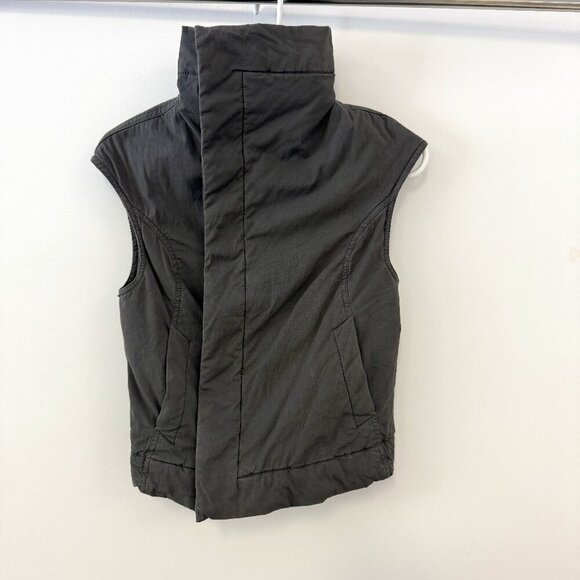 Rick Owens Charcoal Gray Sleeveless Funnel Neck Vest XS - Picture 2 of 7